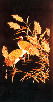 麥秸畫藝術(shù)欣賞 麥秸畫